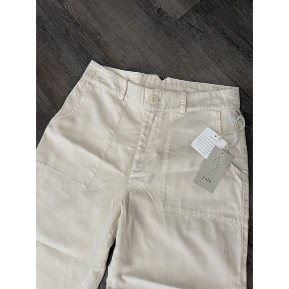 Joie Khaki Wide Leg Trouser Pants Women's Size 12 NWT - Picture 2 of 8